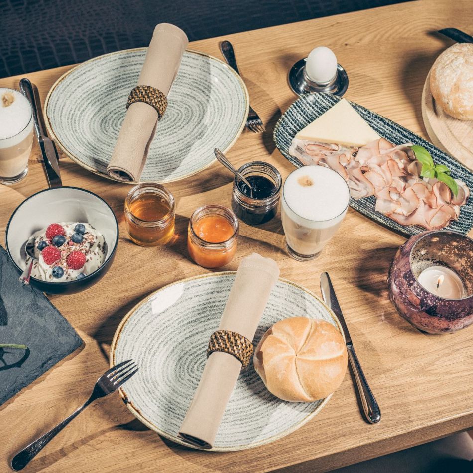 Frühstück im Hotel Bergkristall Hippach