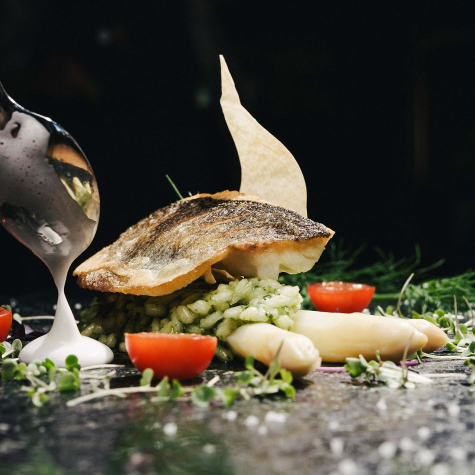 Kulinarische Fischspezialität im Hotel Bergkristall Hippach