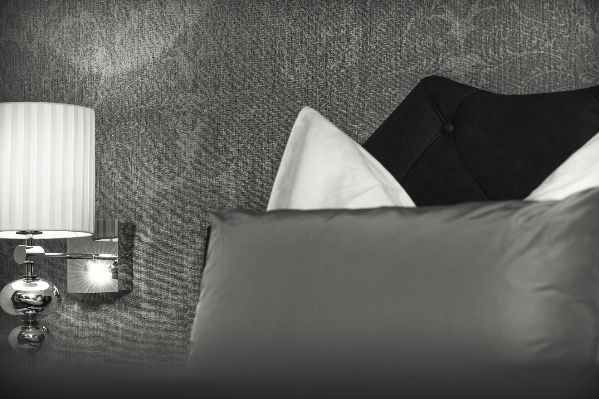 Doppelbett im Doppelzimmer Kristall im Hotel Bergkristall Hippach