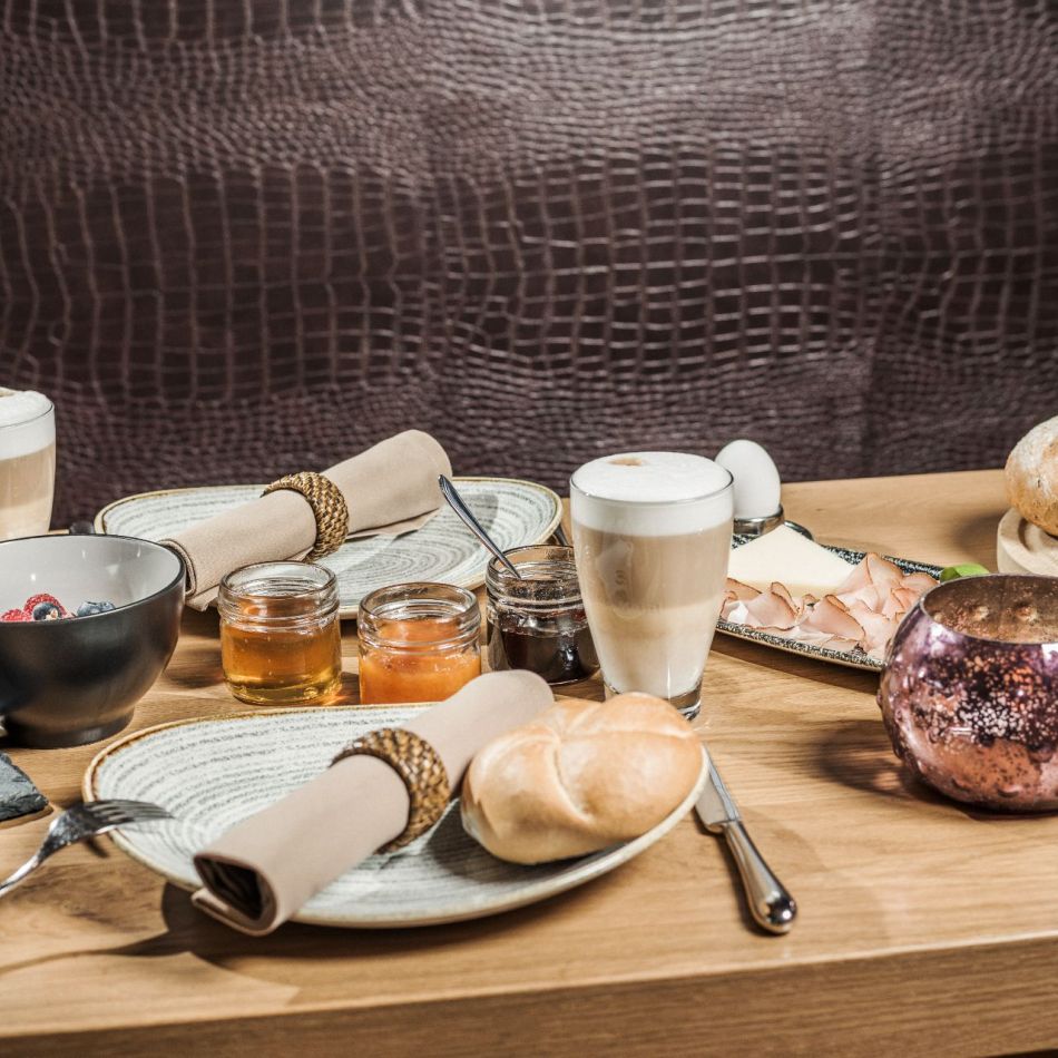 Frühstück im Hotel Bergkristall Hippach